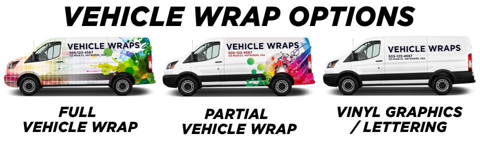 Snohomish Vehicle Wraps vehicle wrap options